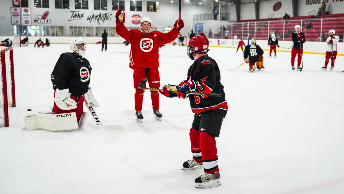 Nobody had more fun today than Jayden Perron, the #Canes third-round selection in this year's draft... And we mic'd him up 🎙