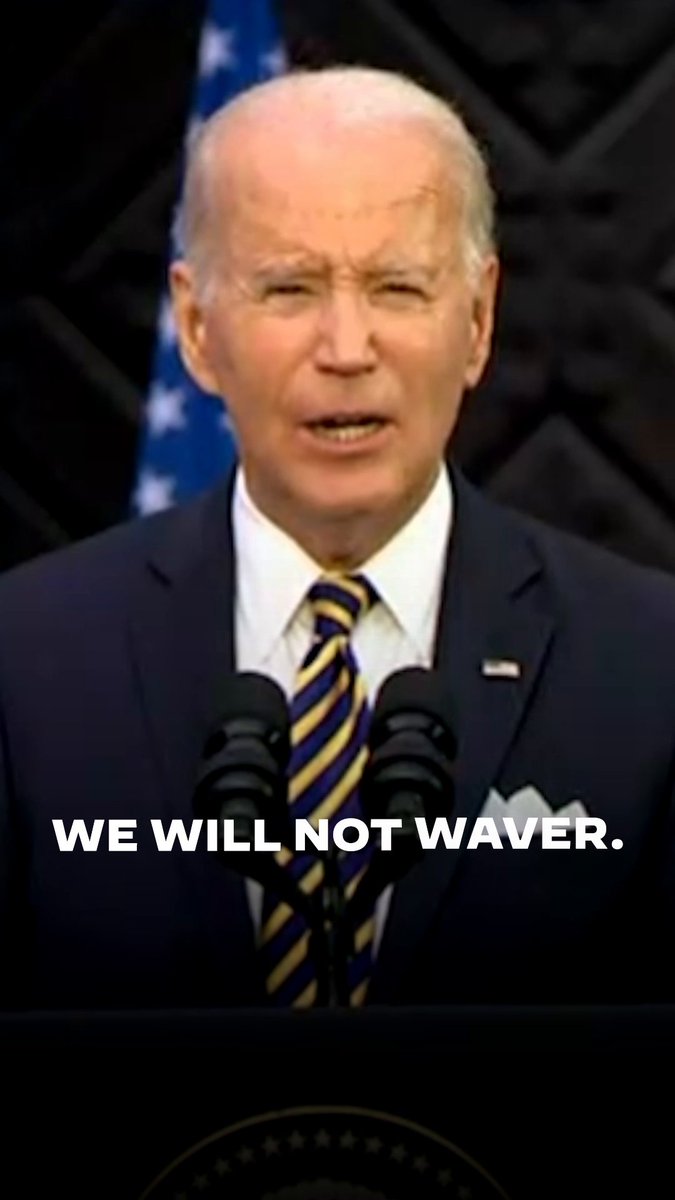 The United States' commitment to Ukraine will not waver.