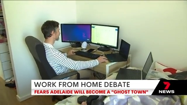 South Australia's business community warns the city of Adelaide will resemble a ghost town if state public servants are permitted to work from home permanently like their federal counterparts. The latest in 7NEWS Adelaide at 6pm | #7NEWS