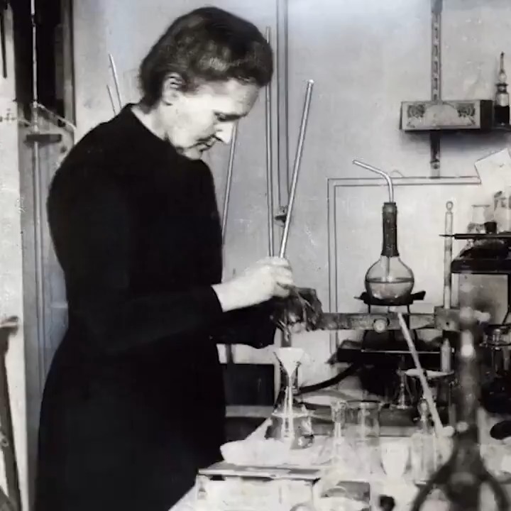 In July 1898, Marie Skłodowska Curie and Pierre Curie published work where they mentioned the term radioactivity for the first time. During that year, the two Nobel Prize laureates discovered two new elements: polonium and radium. #NobelPrize