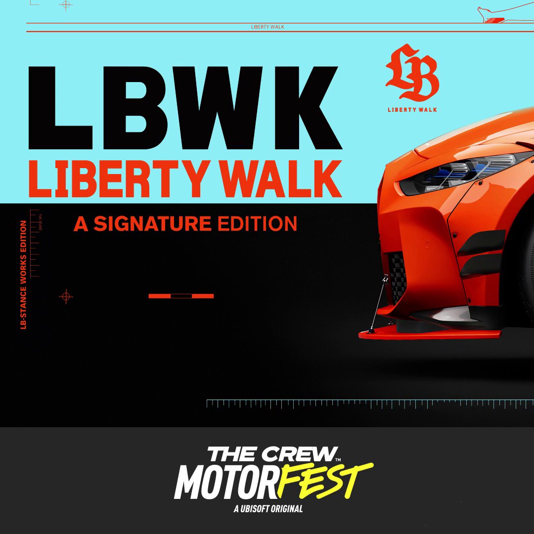 Join Wataru Kato on September 14th at the Motorfest in his "LBWK A Signature Edition" Playlist Register NOW for #TheCrewMotorfest Closed Beta on July 21-23
