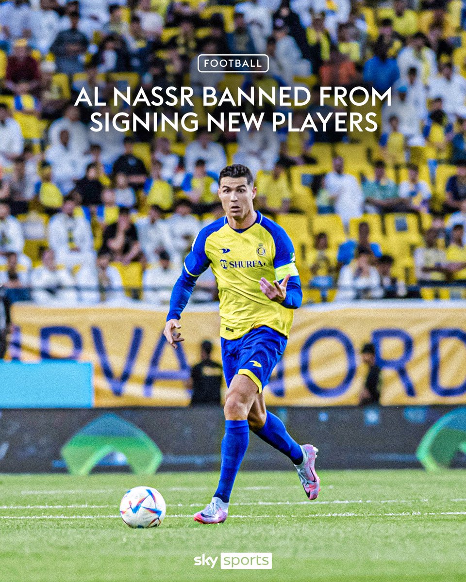 BREAKING! Al-Nassr have been effectively banned from signing new players until they clear their transfer debts. 🇸🇦