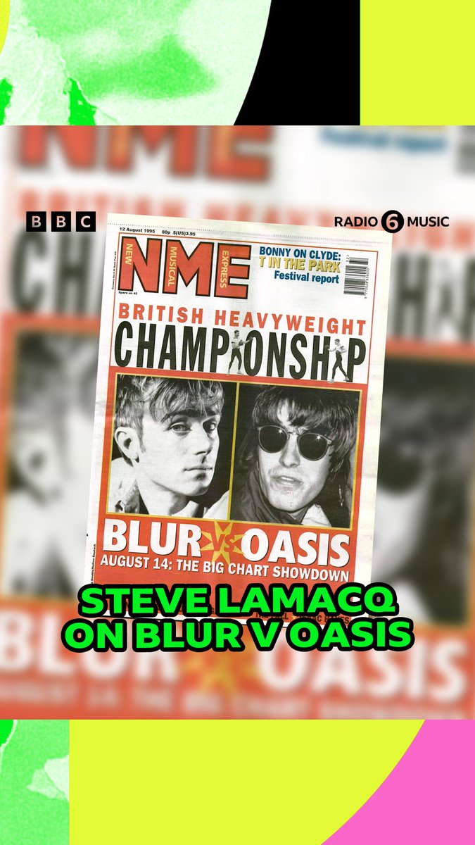 This analogy from Steve Lamacq on Blur vs Oasis is ๐คฏ Listen to The Rise and Fall of Britpop now on BBC Sounds