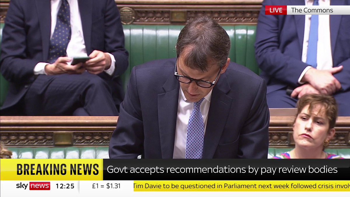 BREAKING: Millions of UK public sector workers, including teachers and doctors, will get pay rises of 6% or more after Rishi Sunak decided to accept the recommendations of independent pay review bodies. Read more here 👉 📺 Sky 501 and YouTube