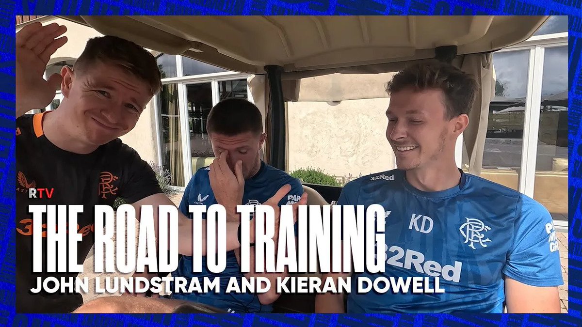 🚙 The Road to Training with John Lundstram and Kieran Dowell.