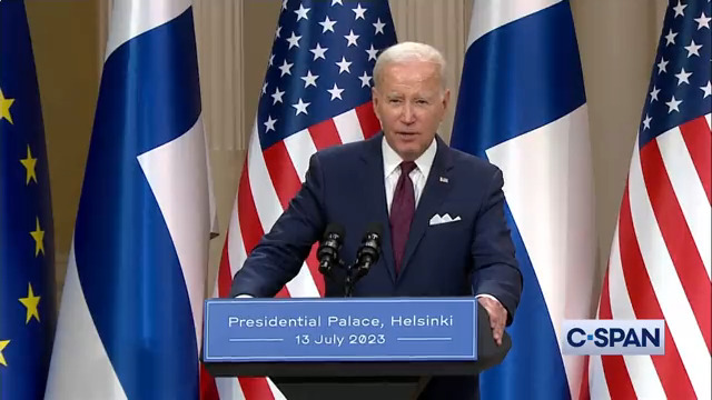 "Putin's already lost the war. Putin has a real problem; how does he move from here? What does he do? And so, the idea that there's going to be, what vehicle is used -- he could end the war tomorrow. He could just say, 'I'm out.'" - President Donald J. Trump in Helsinki