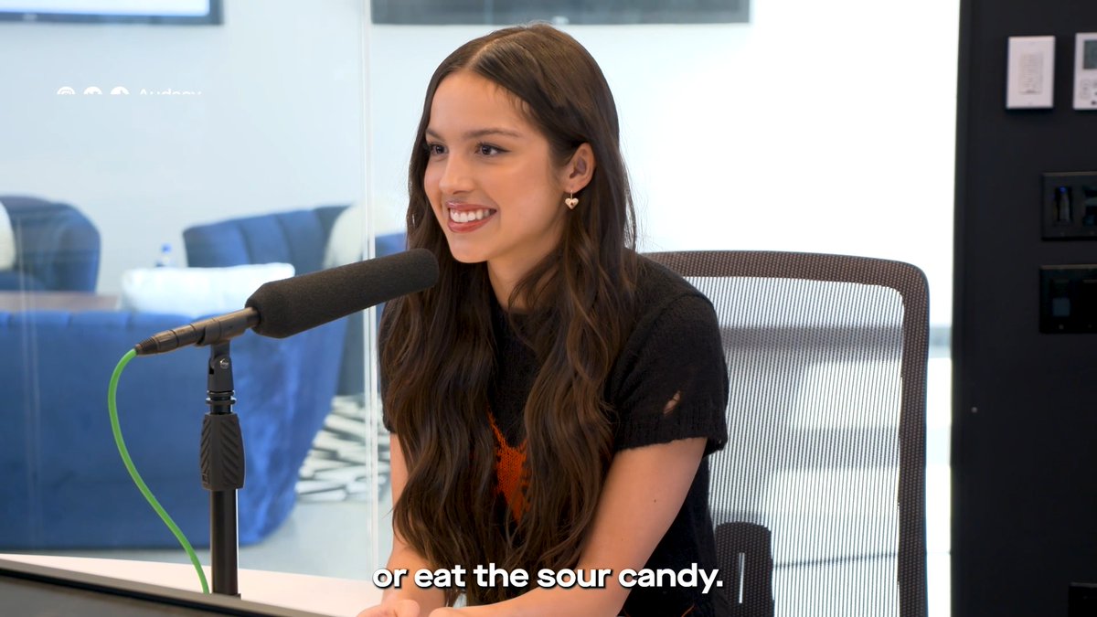 Get ready for things to get a little #SOUR as Olivia Rodrigo plays a tangy version of "Spill Your #GUTS" with Bru 😝🍬 👉 Check out the full #AudacyCheckIn:
