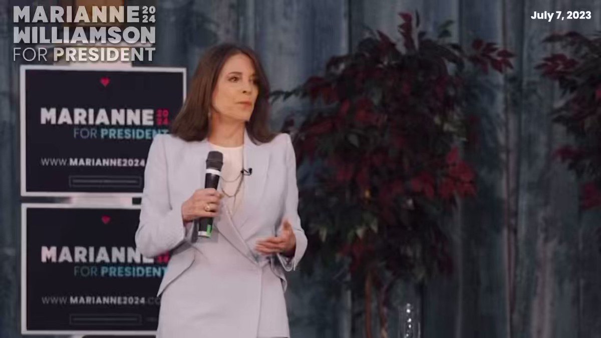 There’s a reason why Americans do not have certain things the citizens of other advanced democracies have. Many don’t want to discuss it, but I will. #Marianne2024