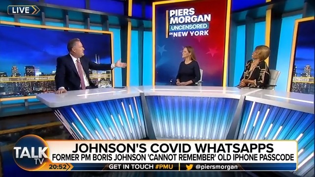 "They should try B-U-L-L-S-H..." Piers Morgan has a go at guessing Boris Johnson's 'forgotten' password. Piers Morgan | Louise Bagshawe | Talk | #PMU