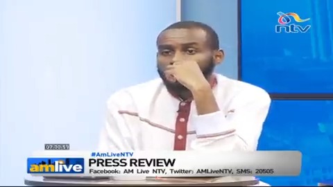 Young And Restless: Older men declare war. But it is youth that must fight and die, a quote by Herbert Hoover "In this fight, there are always going to be causalties. It's a sad reality that it's always going to be young people" - Noordin Khagai #AMLiveNTV