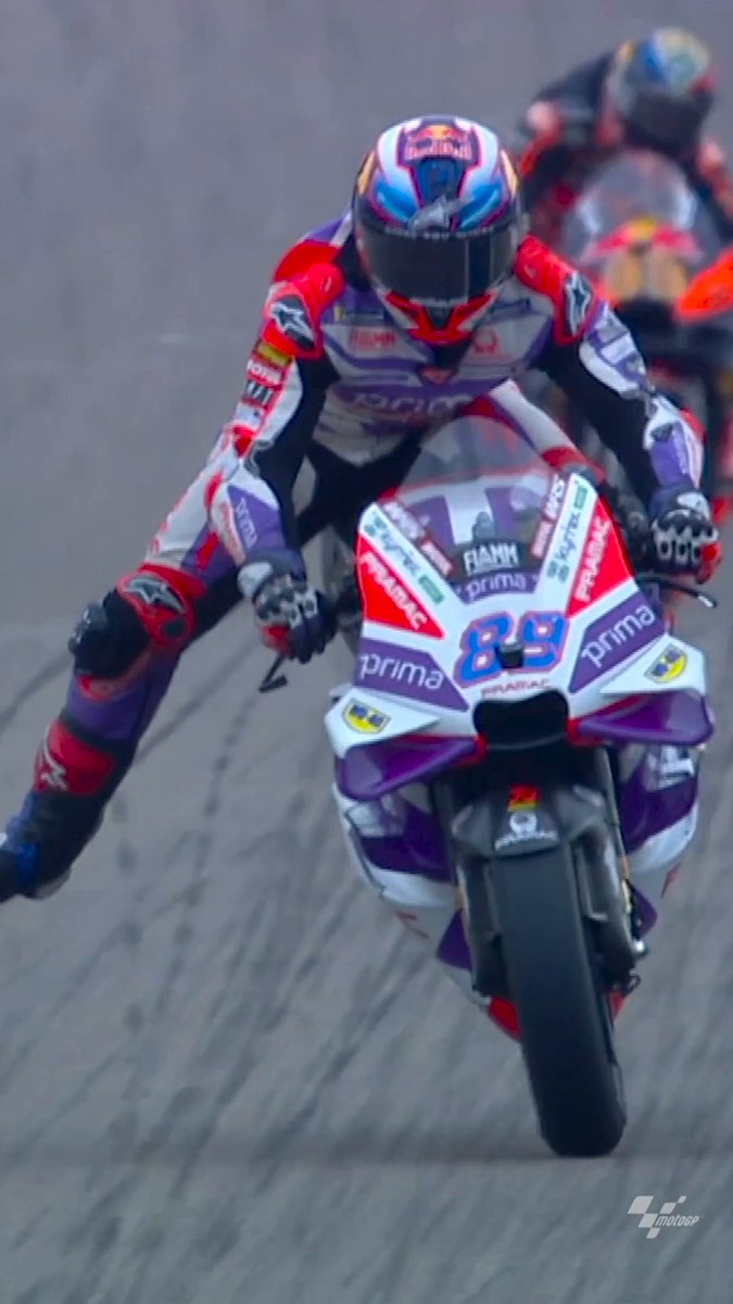 now *THAT* is what you call a high-speed stoppie! 😳 Jorge Martín Almoguera in full time-attack mode 🤨 #MotoGP #GermanGP #Stoppie