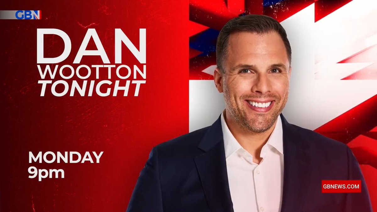 🚨 Dan Wootton Tonight RETURNS this Monday! As always there will be... 🗣 BIG opinions, and 🔥 firey debates Tune in from 9pm. We won't disappoint! 🖥 GB News on YouTube 📺 Freeview 236, Sky 512, Virgin 604
