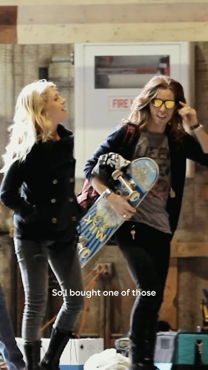 Do as Tony Hawk does. Shaun White