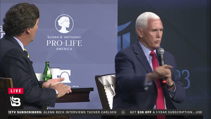 Tucker: "I'm sorry, Mr. Vice President. You are distressed that the Ukrainians don't have enough American tanks? Every city in the United States has become much worse over the past three years. Drive around. There's not one city that's gotten better. And it's visible. Our economy has degraded, the suicide rate has jumped, public filth, and disorder and crime have exponentionally increased and yet your concern is that the Ukrainians, a country most people can't find on a map, don't have enough tanks? I think it's a fair question to ask: Where's the concern for the United States in that?" Pence: "That's not my concern."