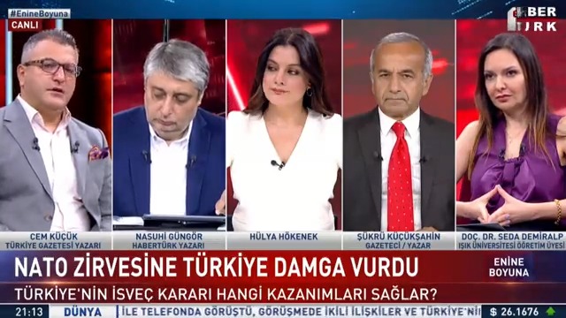 NATO zirvesinin yankıları sürüyor. Türkiye İsveç'e neden yeşil ışık yaktı? #EnineBoyuna'da Hülya Hökenek İncedursun sordu; Türkiye Gazetesi Yazarı Cem Küçük yanıtladı.