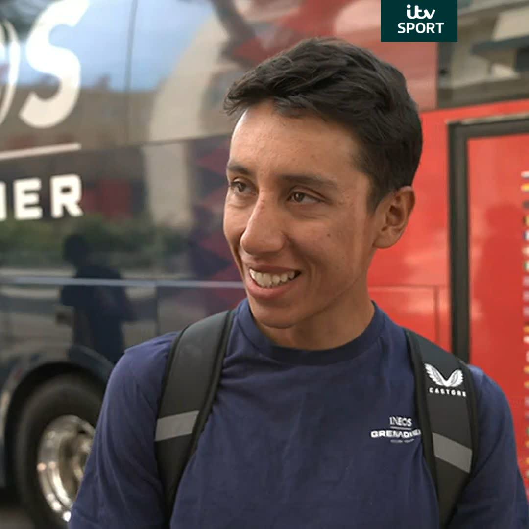 "If I finish in Paris I will be happier than when I won the Tour" Here's the full interview Daniel Friebe did with Egan Arley Bernal from the highlights feature 🎥 #TDF2023 #ITVCycling