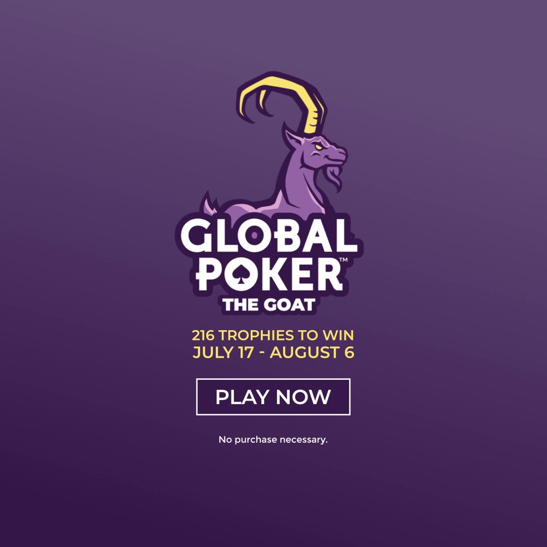 ONE lucky follower will PLAY FOR FREE in tomorrow's GC20M & SC75K Scrimmages! Just LIKE, RETWEET, and COMMENT your #GlobalPoker username. We'll draw another winner if this gets 5️⃣5️⃣ RTs by 12:01 AM ET tomorrow, 7/16. NO PURCHASE NECESSARY.