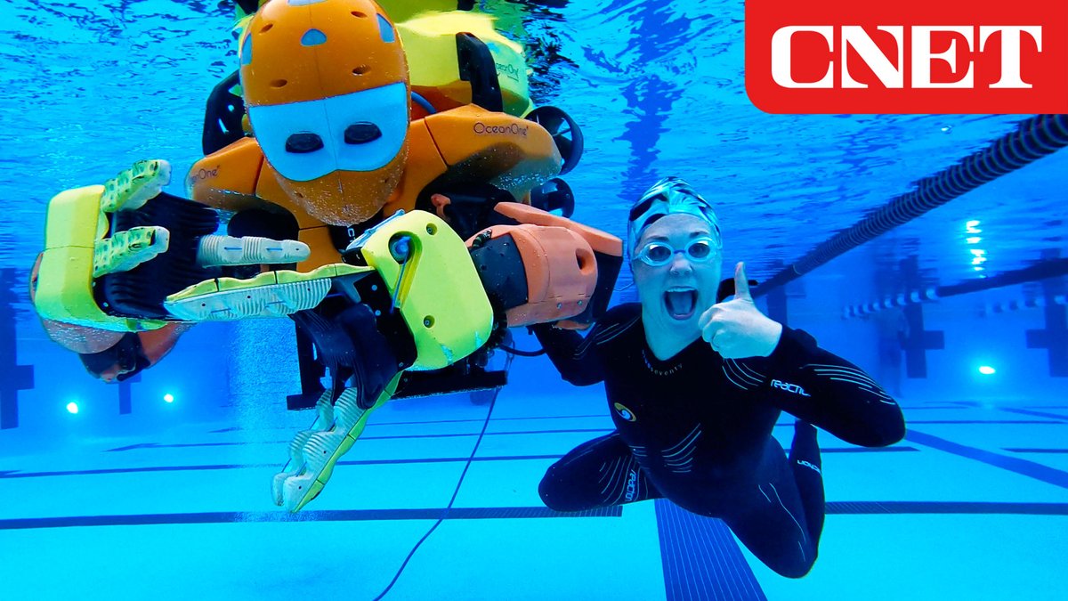 This robot developed by Stanford's Robotics Lab can dive 1,000 meters underwater while maintaining the agility and dexterity of a human.
