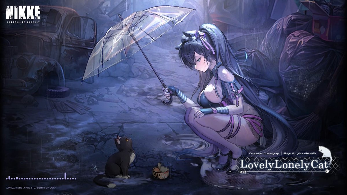 【NYA NYA PARADISE Event Story BGM 「Lovely Lonely Cat」 - full ver.】 《GODDESS OF VICTORY: NIKKE》 NYA NYA PARADISE Event Story BGM Full Ver. - 「Lovely Lonely Cat」 official release!🎉 #NIKKE #NIKKENyaNya #BGM