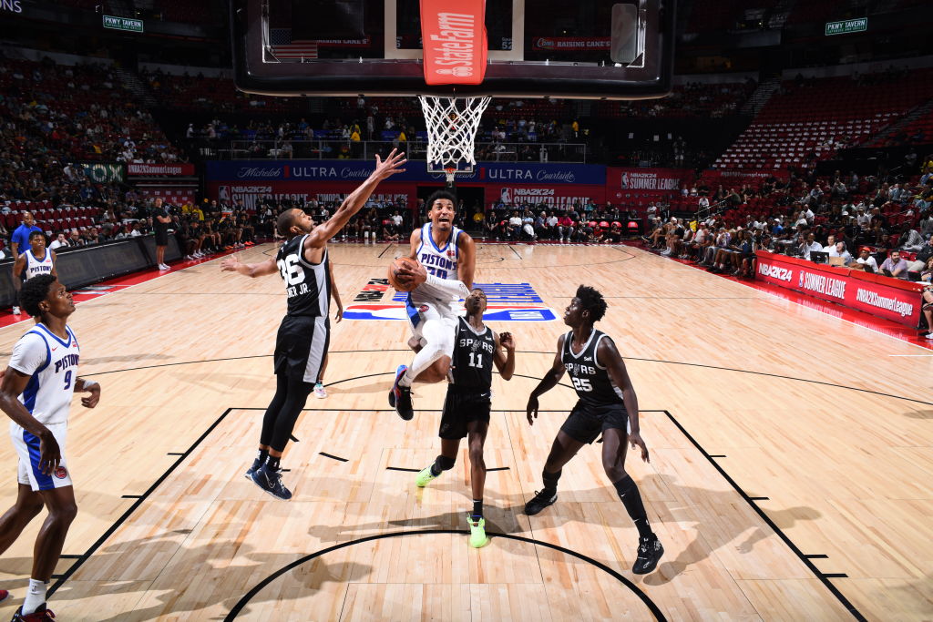 Malcolm Cazalon vs. ⎜ SPURS 16 POINTS 4 REB, 1 STL Detroit Pistons #NBA2KSummerLeague