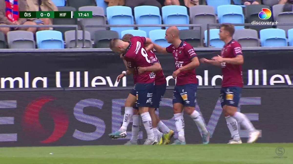 Hady Saleh Karim ger Örgryte ledningen i matchen mot Helsingborg! 🔴🔵 Se matchen på
