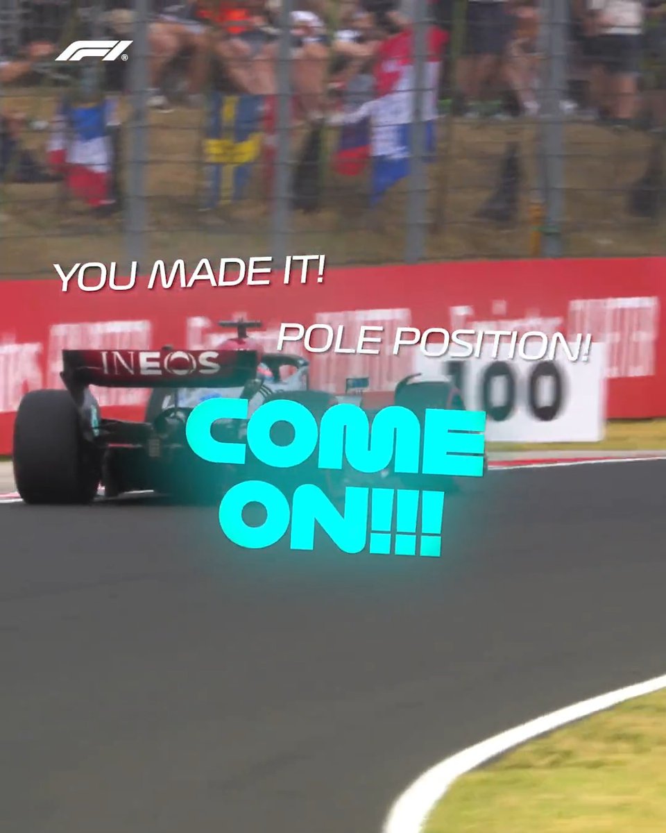 A triumph for George Russell as he picked up his maiden pole in a hotly contested battle ⚡️ #HungarianGP #F1