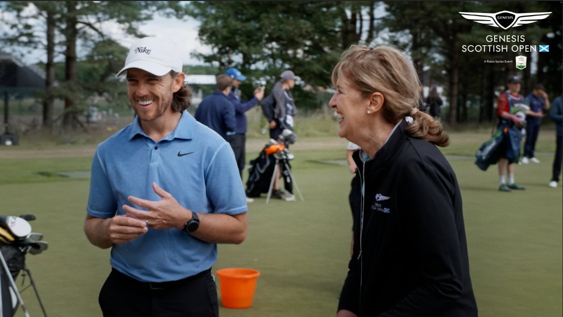 An unforgettable day for an incredible person. Genesis Europe | #GenesisScottishOpen