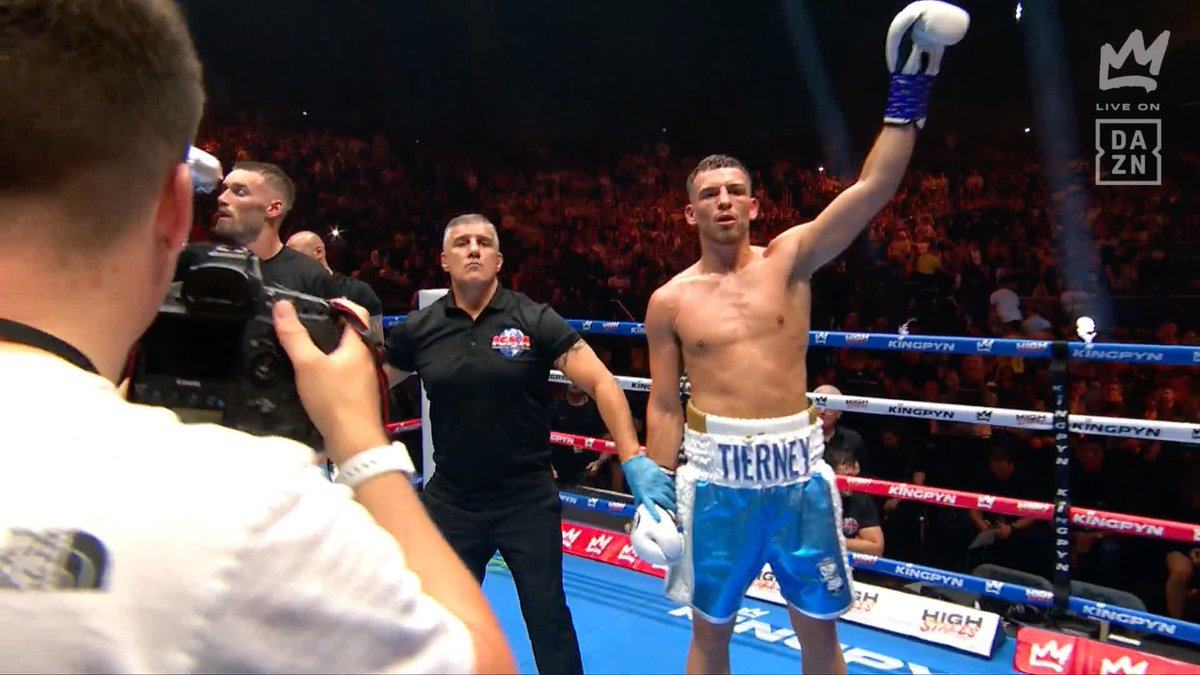 #Kingpyn Official Decision: Cian Cowley def. Connor Tierney via unanimous decision (39-37) #KingpynSF | LIVE NOW | Live on DAZN. Click the link in our bio to sign up 👊 | Partnered with PIXBET