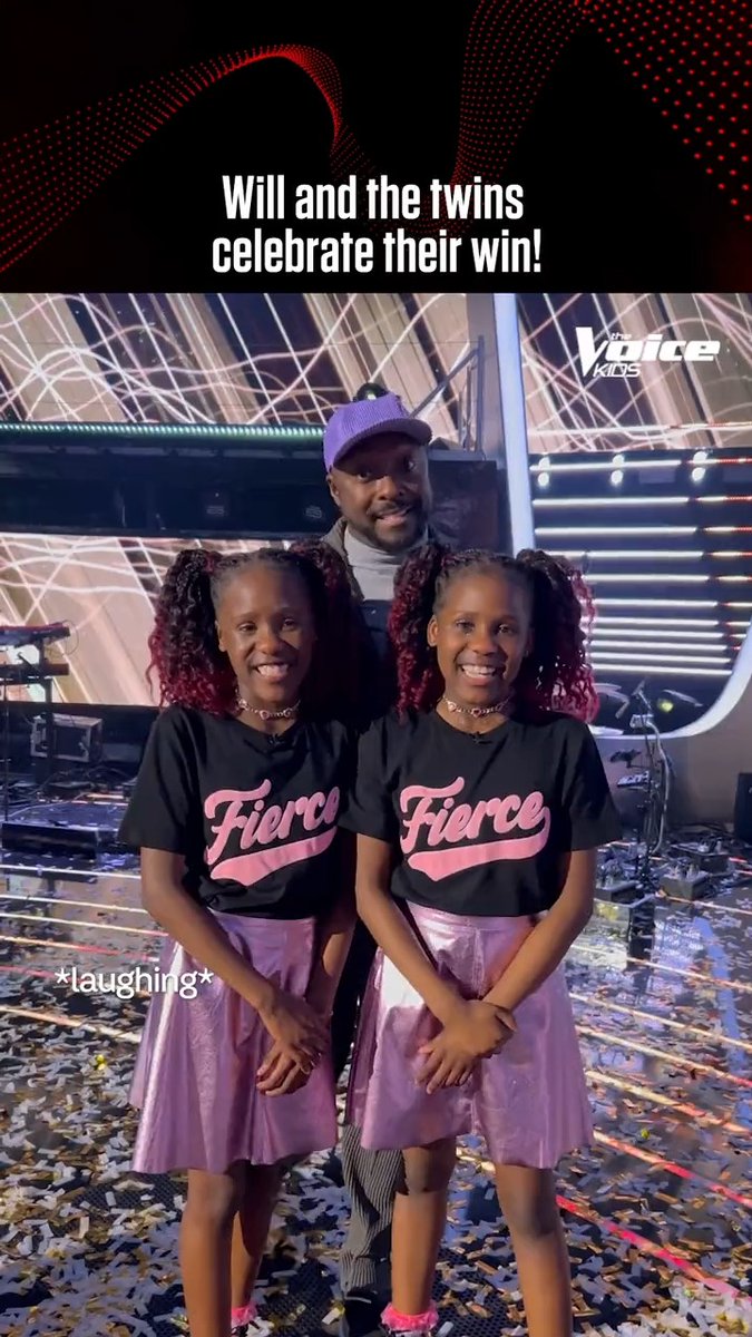 It's a win for Team Will and his wonder twins! Huge congratulations to Shanice and Andrea ❤️ What an incredibly talented duo you are 🎉 #TheVoiceKidsUK