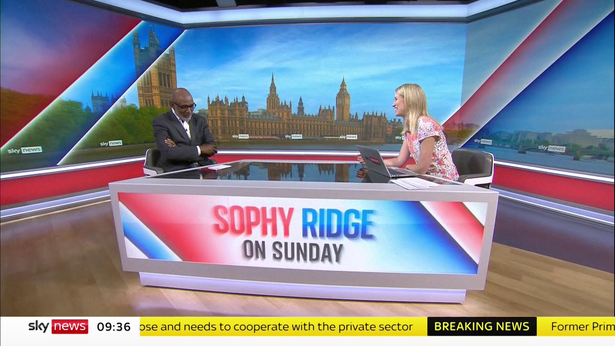 Today's programme is the last ever Sophy Ridge on Sunday. Trevor Phillips has been appointed the new permanent host of Sky News’ flagship Sunday political talk show when it returns in September. #Ridge 📺 Sky 501, Virgin 602, Freeview 233 and YouTube