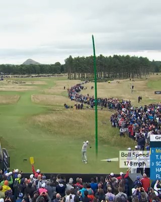 382-yard drive 🚀 An aggressive line pays off for Rory McIlroy.
