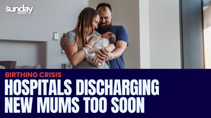 Some new mums are being discharged from hospital less than a day after giving birth, leaving many concerned new mums are without support for their babies. Senior health reporter and mum @HenriettaCook explains.