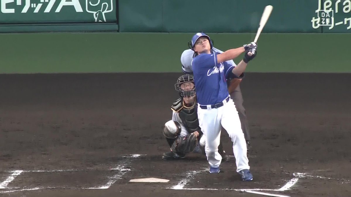 / 完璧すぎて── \ 左中間スタンドの中段へ 細川成也が第12号先制アーチ ⚾プロ野球(2023/7/16) 🆚阪神×中日 📱Live on DAZN #DAZNプロ野球 #dragons