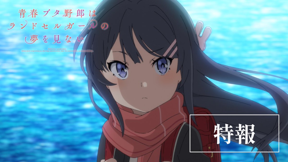 ❖ • • · 青春ブタ野郎は ランドセルガールの夢を見ない 2023月1️⃣2️⃣月1️⃣日公開決定🐷 · • • ❖ 僕たちの不可思議な思春期 青ブタ《高校生編》完結の物語― 🎬特報PV 🎫ムビチケ第1弾 #青ブタ