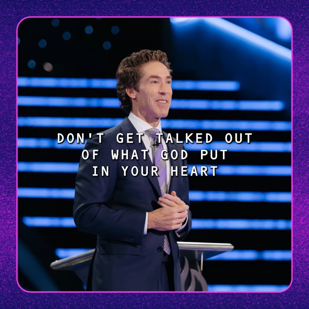 God is faithful. He heard your request. He sees you standing in faith; He hears you thanking Him when you could be complaining. What you’re believing for is on the way. Tune into Joel’s message today, "The Promise is Coming"!