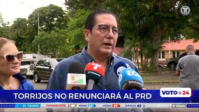 El expresidente de la República, Martin Torrijos, aseguró que no renunciará al PRD. “Ya expulsaron al Torrijismo … yo nací torrijista, soy hijo de Omar Torrijos, creo en un partido real”, expresó Torrijos. #Voto24 #TReporta