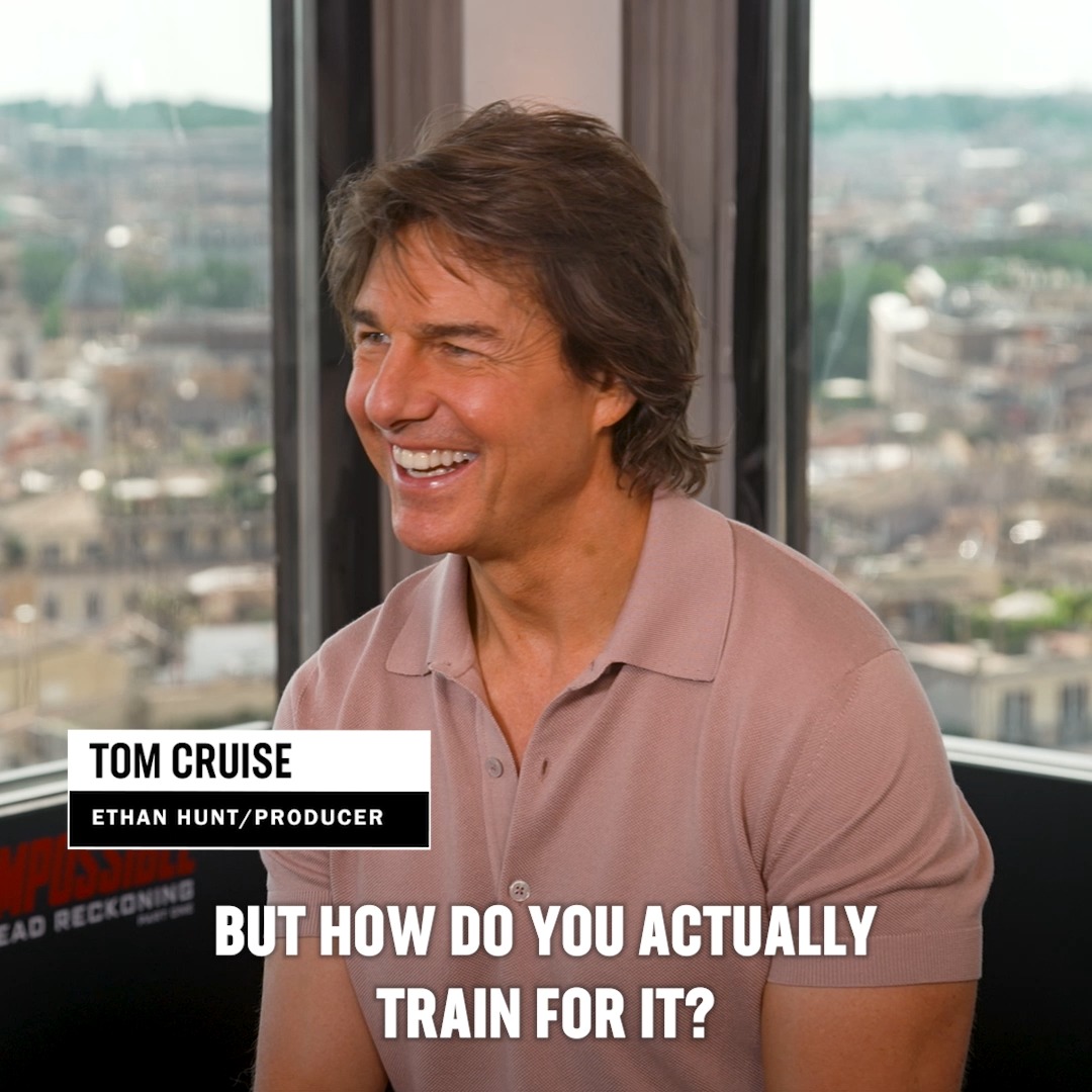 How does Tom Cruise train for all of those running scenes? The #MissionImpossible star breaks it down: