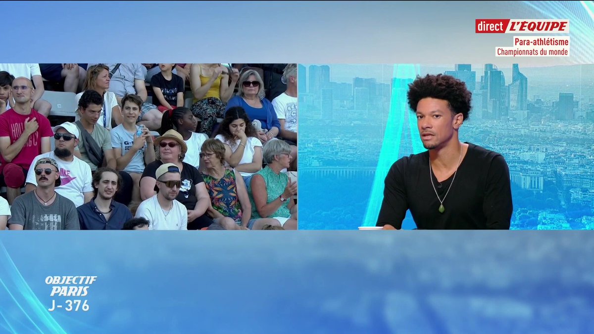 C'est parti pour l'avant-dernière soirée des Championnats du monde de para-athlétisme sur la chaine L'Équipe ! Des mondiaux parisiens qui ravissent Arnaud Assoumani, notre invité aujourd'hui ! #lequipeATHLE #Paris23