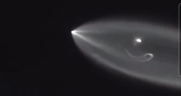 Firmament. Dome. SpaceX intel: Space X rocket hits dome in 3.2.1. They know nothing can penetrate the earth's dome. This is being done purposefully to show you. The waves you see are the waters below the firmament. You can see a piece of the rocket break off and bounce, riding the waves. Humanity has been lied to. There's more to the Awakening than geopolitics.
