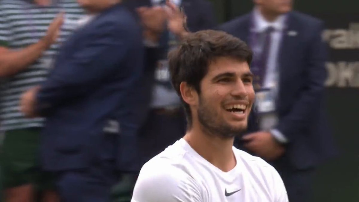 Carlos Alcaraz is your gentlemen's champion at #Wimbledon 🏆