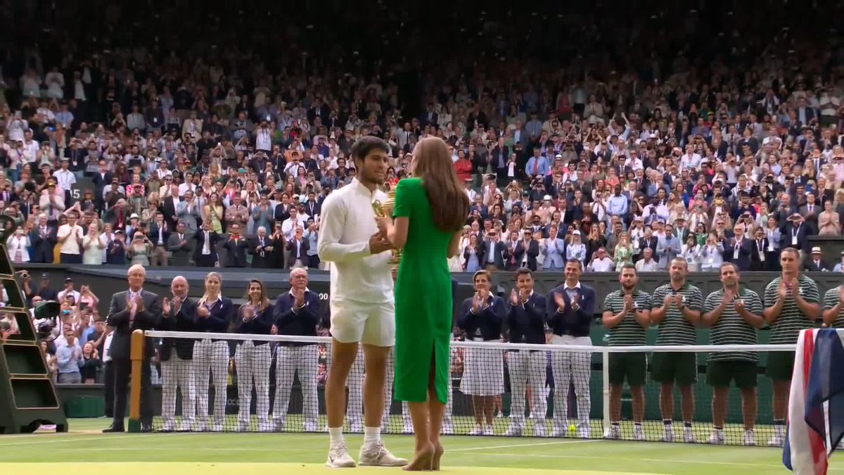 It's all yours, Carlos Alcaraz 🏆 #Wimbledon