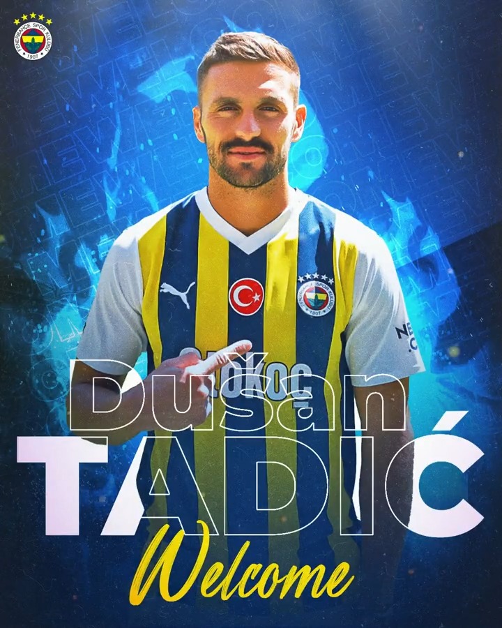 Sarı Lacivert’imize Hoş Geldin Dusan Tadic! 💛💙 #TadicOnFire 🔥