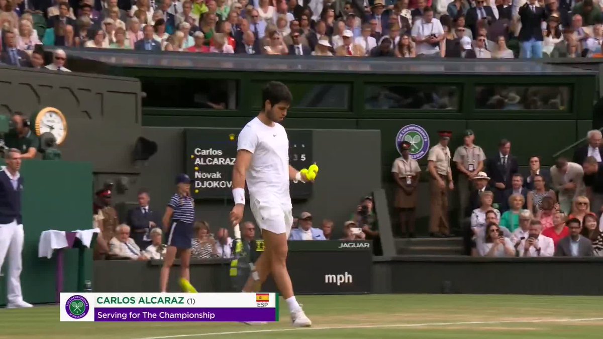 The quality of @CarlosAlcaraz. Remarkable. #Wimbledon