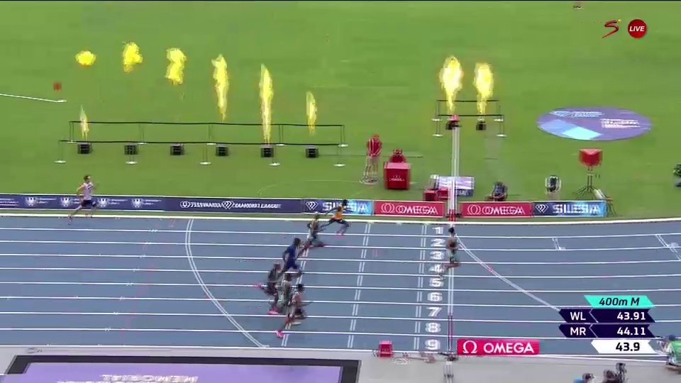 Wayde van Niekerk at his brilliant best! The South African produced a Meeting Record time of 44.08 in the Men’s 400m 🔥