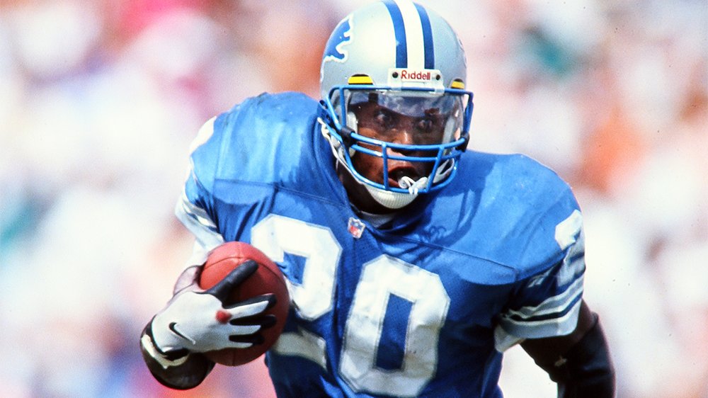 Top 20 by #20. HBD to Barry Sanders! Is he the most elusive RB ever? (via NFL Legacy)