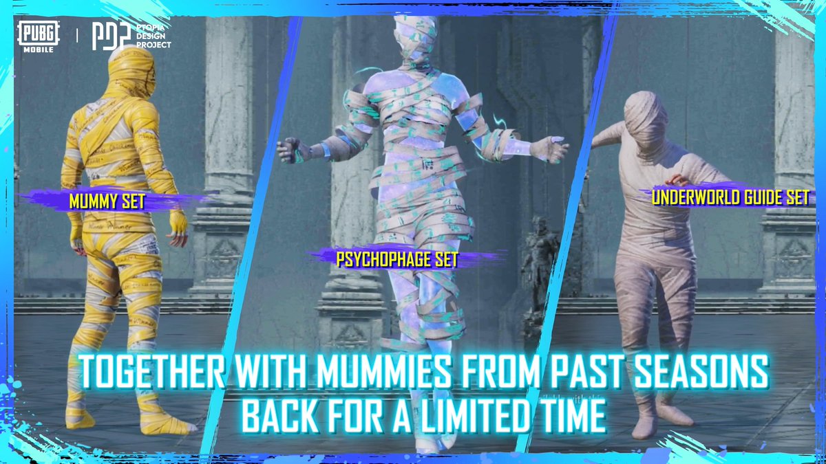 😍 Which set has you the most en-wrap-tured? Drop in &amp; gear up: 📲 #PUBGMOBILE #PUBGMPDP #PUBGMCREATIVE #PDPMummy