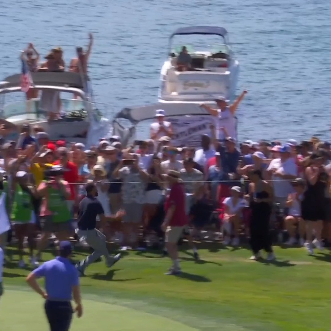 STEPH CURRY WITH THE WALK OFF PUTT TO WIN THE AMERICAN CENTURY CHAMPIONSHIP🔥🐐 (via NBC Sports)