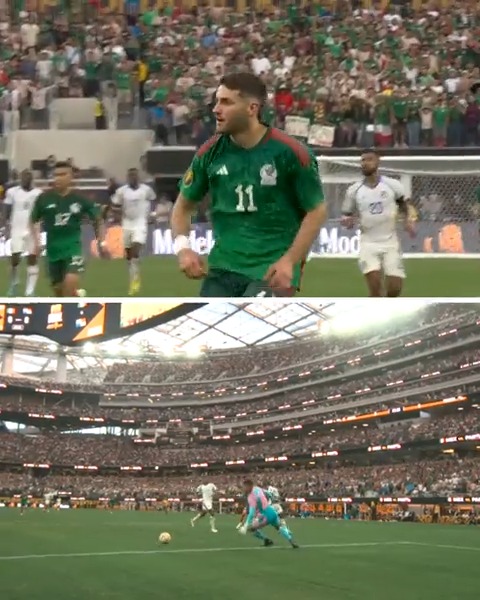 All the angles of Santiago Giménez's game winning goal for Mexico in the Gold Cup Final 🤩🇲🇽