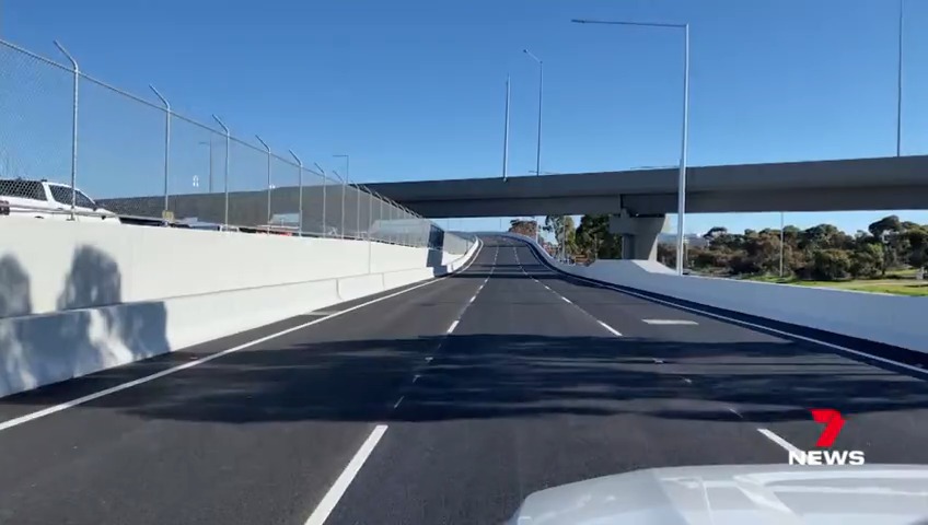 A new way to get to Melbourne Airport is just hours from opening. Blake Johnson explains what drivers should keep an eye out for the next time they're at Tullamarine. #7NEWS