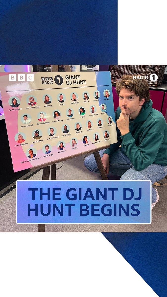 More summer nonsense. This time, I haven’t been sacked…everyone else has. And they’ve been hidden. And we’ve got to find them. Please help. #Radio1GiantDJHunt